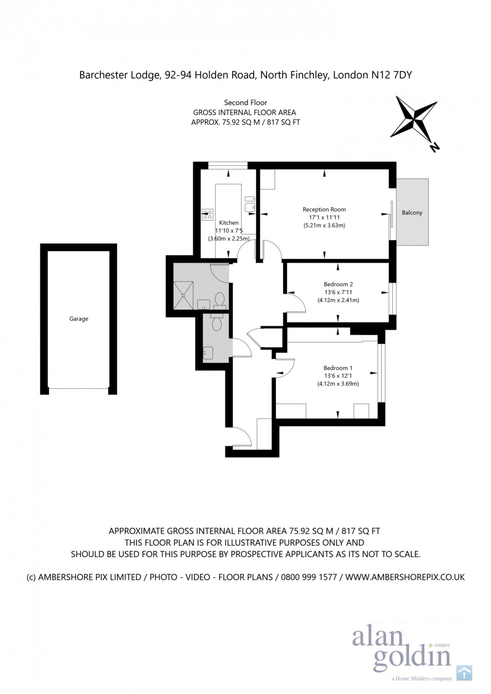 Floorplan for Barchester Lodge, N12