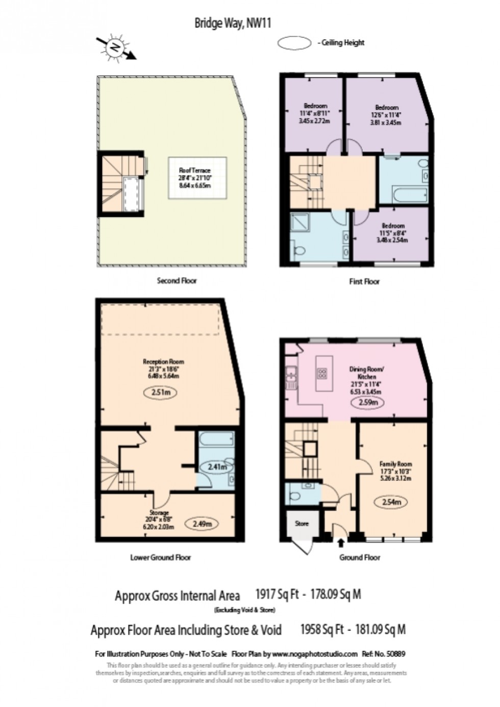 Floorplan for Bridge Way, NW11